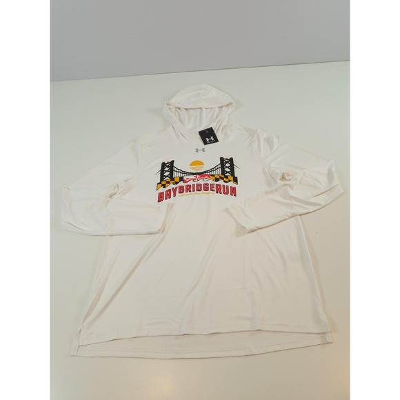 Under Armour Womens L Team Knockout Long Sleeve Lightweight Hoodie Shirt MD - Picture 1 of 13